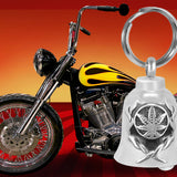 Marijuana Smokin Motorcycle Bell Ash Urn - Engraving Available