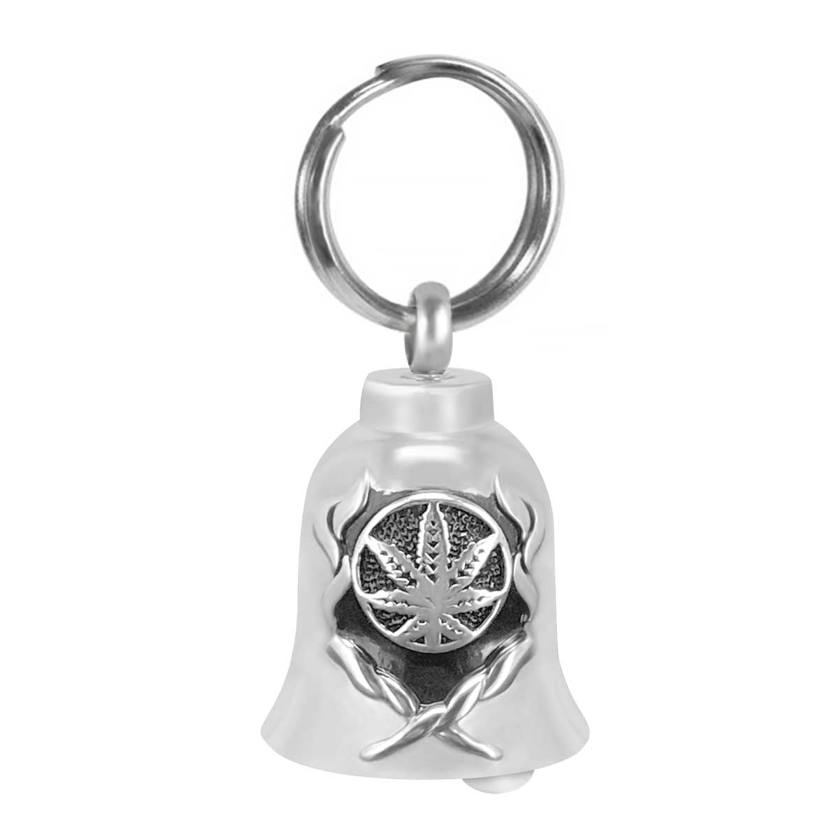 Marijuana Smokin Motorcycle Bell Ash Urn - Engraving Available