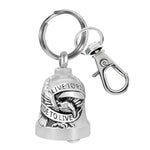 Live To Ride - Ride To Live Motorcycle Bell Key Chain Ash Urn - Engraving Available