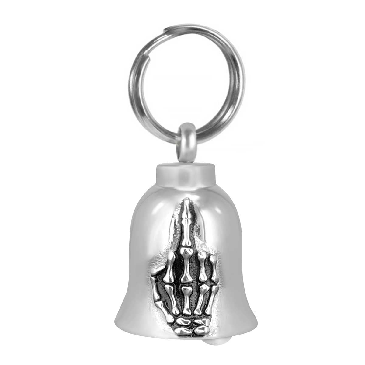 Finger Motorcycle Bell Ash Urn - Engraving Available