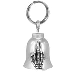 Finger Motorcycle Bell Ash Urn - Engraving Available