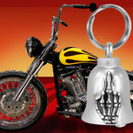 Finger Motorcycle Bell Ash Urn - Engraving Available