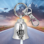 Finger Motorcycle Bell Key Chain Ash Urn - Engraving Available