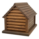 Log Cabin Cremation Adult Urn