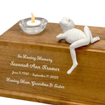Whimsical Frog Adult Cremation Urn