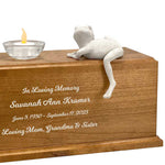 Whimsical Frog Adult Cremation Urn