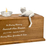 Whimsical Frog Adult Cremation Urn