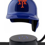 Baseball Cremation Urn & New York Mets Hover Helmet Décor