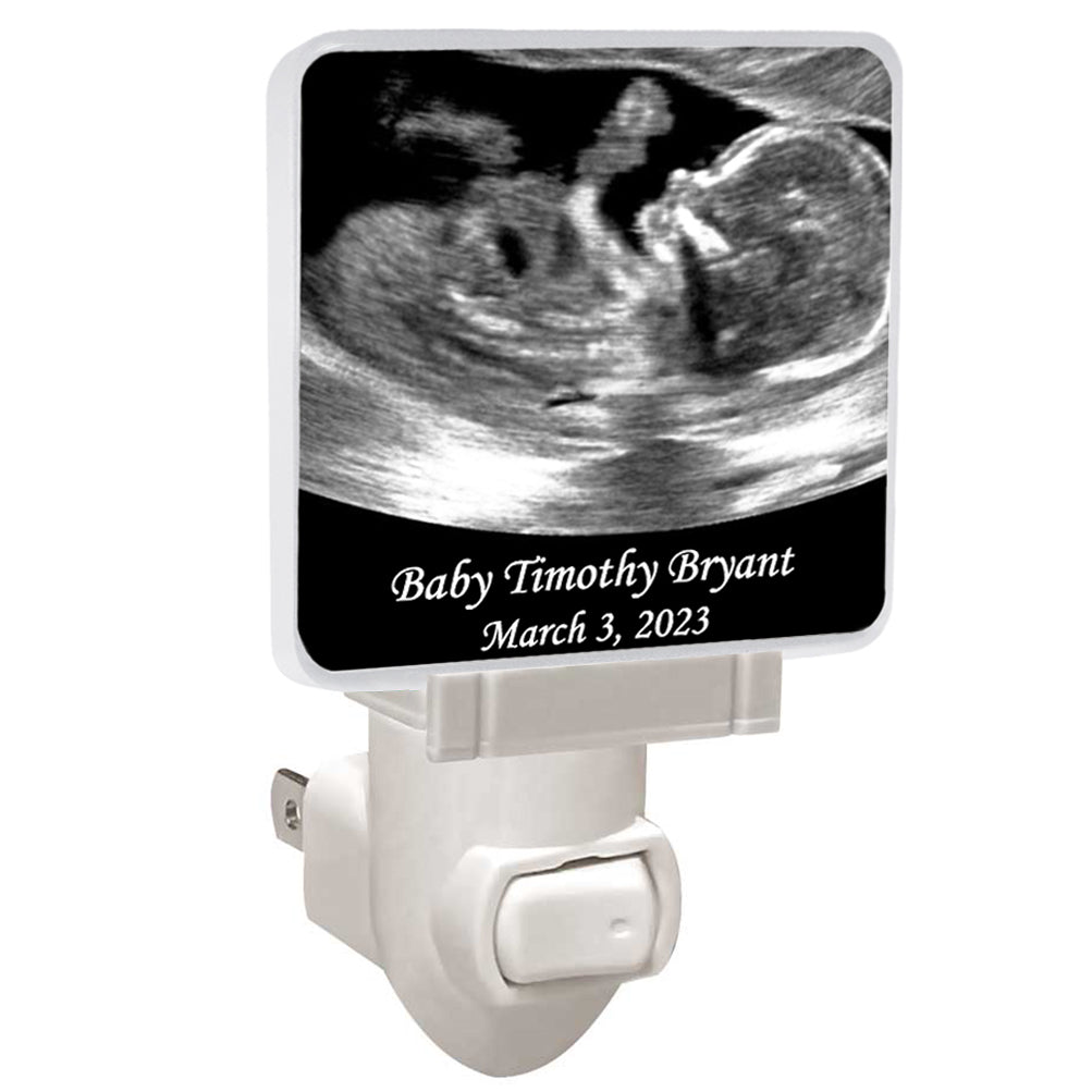 Memorial Photo Night Light - 2 Lines of Personalization