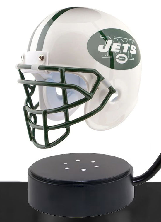 Football  Adult or Medium Cremation Urn & New York Jets Hover Helmet Décor - Free Engraving