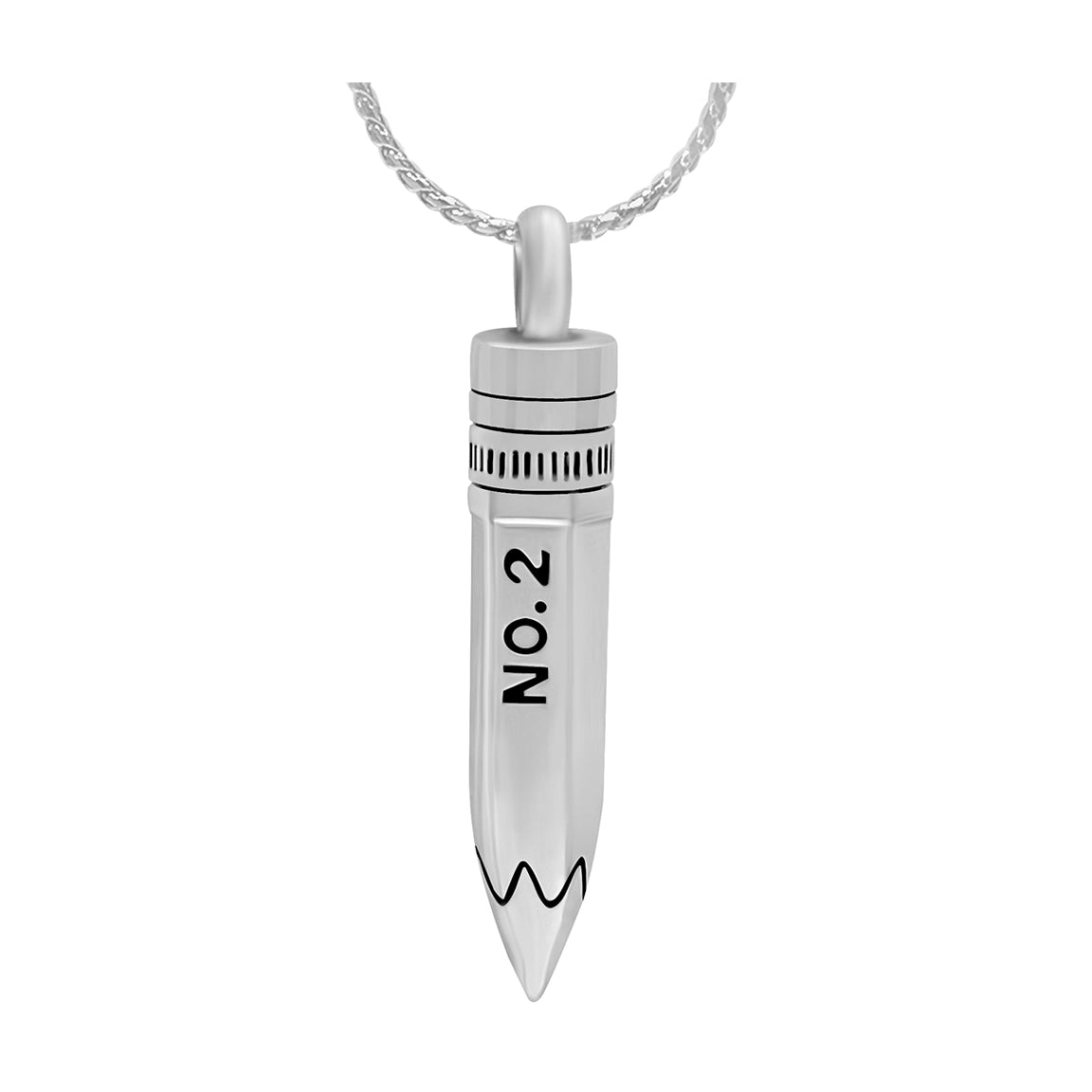 No. 2 Pencil Cremation Jewelry Urn - Love Charms® Option