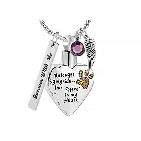 No Longer By My Side Paw Ash Urn - Love Charms™ Option