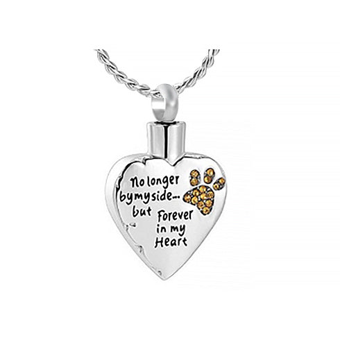 No Longer By My Side Paw Ash Urn - Love Charms™ Option