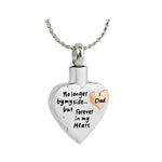 Dad No Longer By My Side Jewelry Urn - Love Charms Option