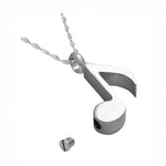 Music Note Quaver Pendant Ash Urn 