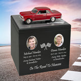 Race Track Companion Cremation Urn & 1964 Chevy Nova SS Décor - With Photos