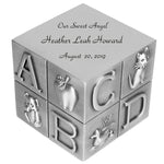 Nursery Block Pewter Urn