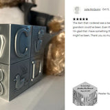 Nursery Block Pewter Urn
