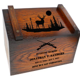 Rodeo Deer & Duck Hunter Ammo Box Cremation Urn - Made in USA