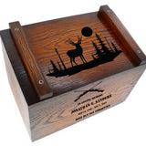 Rodeo Deer & Duck Hunter Ammo Box Cremation Urn - Made in USA