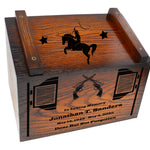 Rodeo Deer & Duck Hunter Ammo Box Cremation Urn - Made in USA