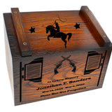 Rodeo Deer & Duck Hunter Ammo Box Cremation Urn - Made in USA
