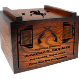 Rodeo Deer & Duck Hunter Ammo Box Cremation Urn - Made in USA