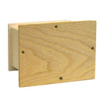Oak Wood Raku Tile Adult Cremation Urns - Free Engraving