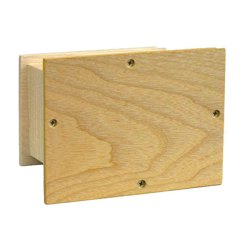 Oak Wood Raku Tile Adult Cremation Urns - Free Engraving