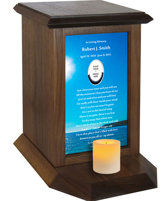 Ocean Tears Poem Urn