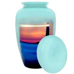 Ocean Lighthouse Adult Cremation Urn - Tribute Wreath™ - Pro Sand Carved Engraving