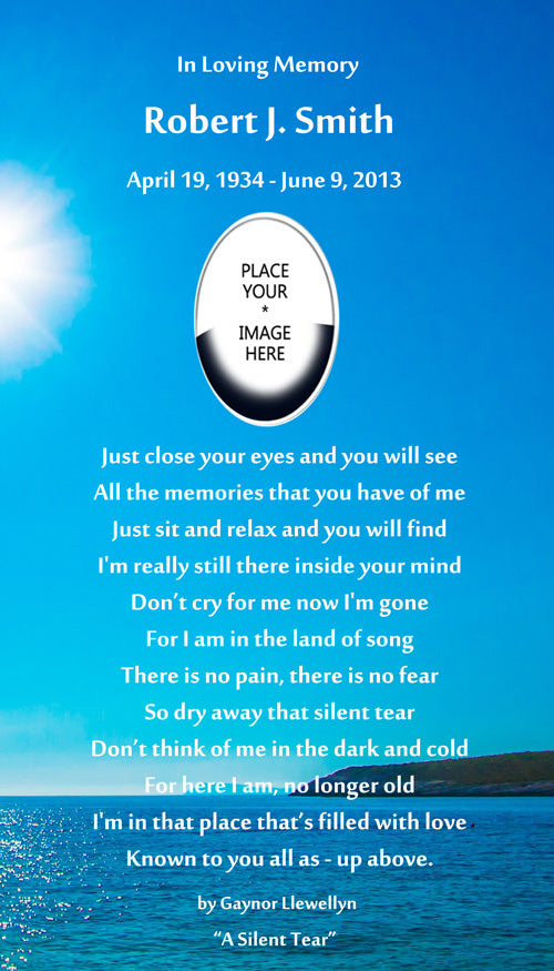 Ocean Poem and Picture Urn
