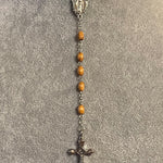 Olivewood Rosary Necklace Urn