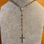 Olivewood Rosary Necklace Urn
