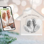 2D Crystal Photo House Ornament - Engraving Option