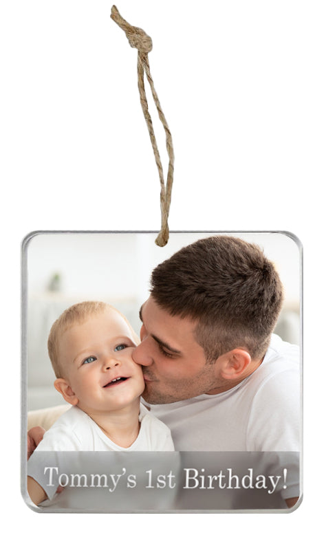 Personalized Photo Ornament - Photo & Imprinting