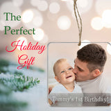 Personalized Photo Ornament - Photo & Imprinting