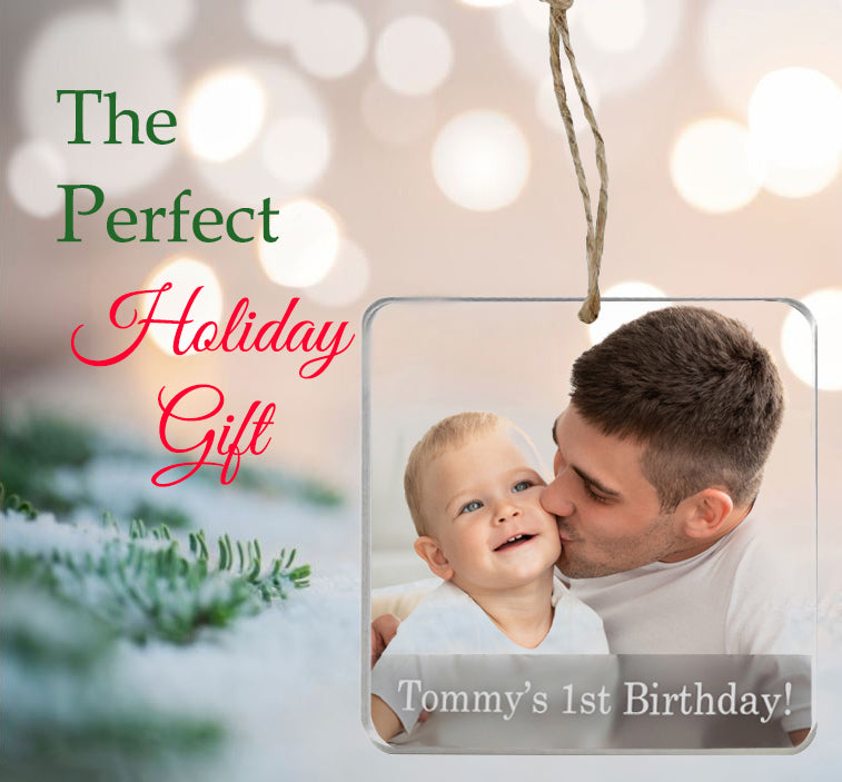 Personalized Photo Ornament - Photo & Imprinting
