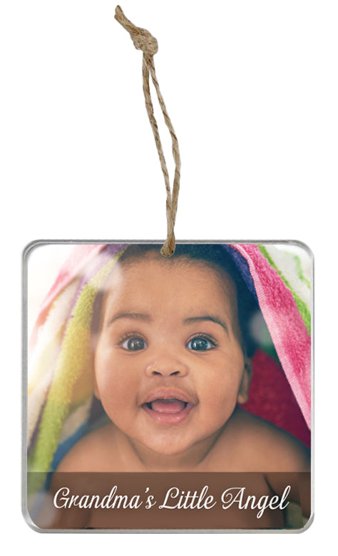 Personalized Photo Ornament - Photo & Imprinting