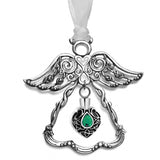 Angel Emerald Crystal Ornament Urn