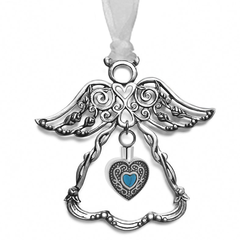 Angel Western Heart Ornament Urn