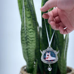 Angels ~ In Loving Memory Heart Ornament Urn 