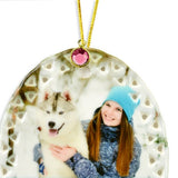 Personalized Ceramic Oval Ornament