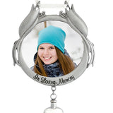 Christmas Tree "In Loving Memory" Photo Urn Ornament
