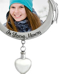Christmas Tree "In Loving Memory" Photo Urn Ornament
