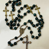 Our Father Crosses Rosary Necklace Urn