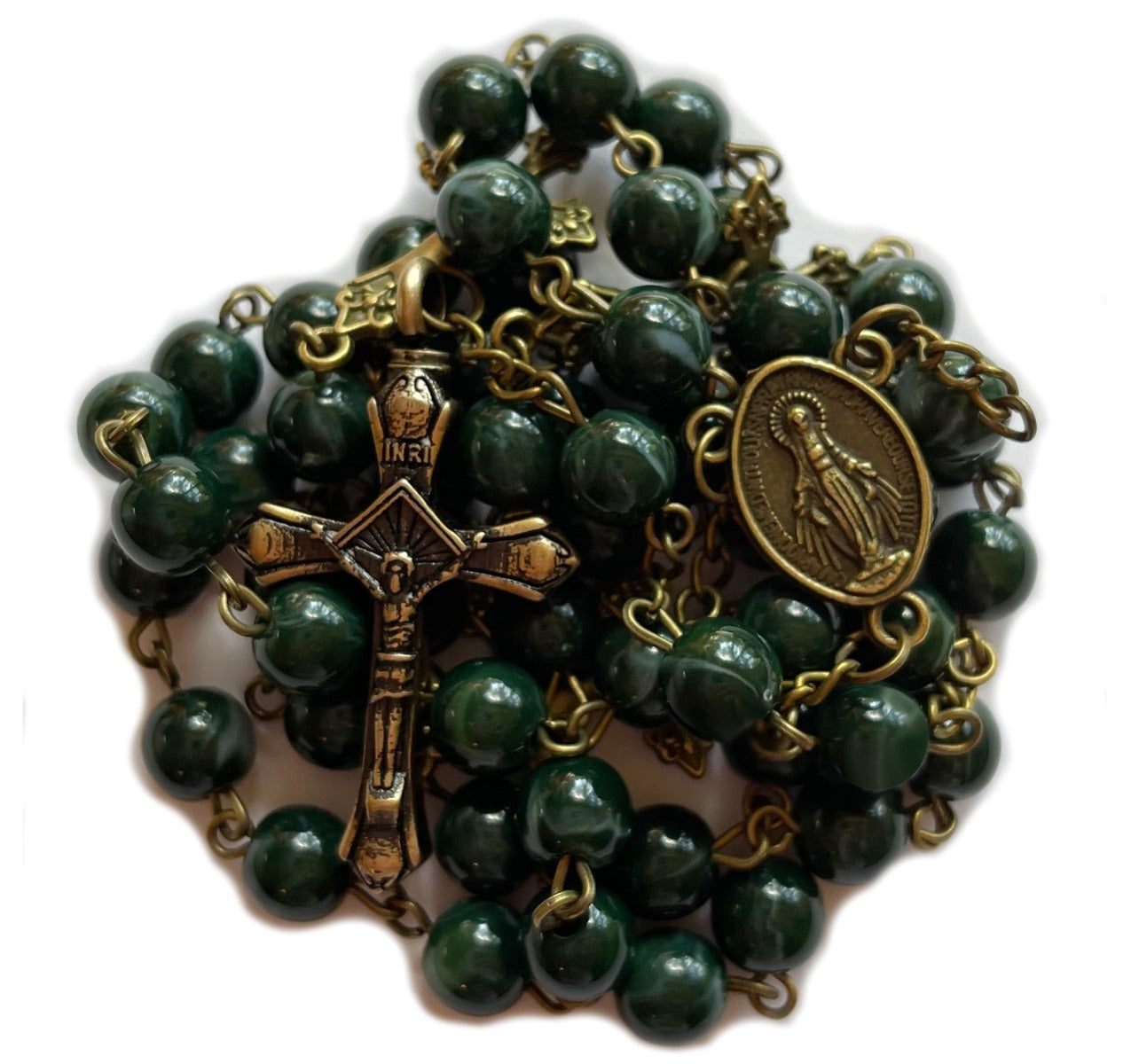 Our Father Crosses Rosary Necklace Urn
