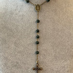 Our Father Crosses Rosary Necklace Urn