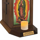 Our Lady Of Guadalupe Adult Cremation Urn - Candle Included