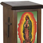 Our Lady Of Guadalupe Adult Cremation Urn - Candle Included